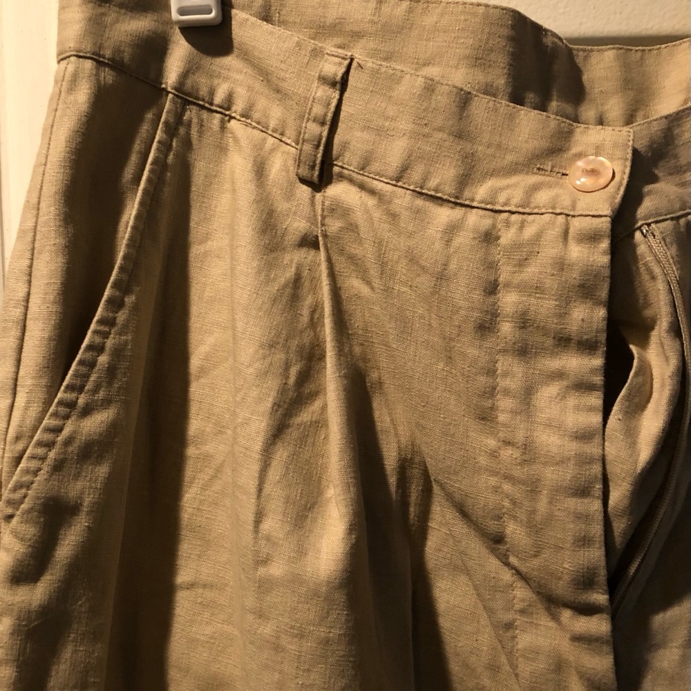 Beige Pants with a Cuff by NewPort  News Size 16 - Picture 4 of 6